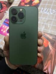 ноутбук apple бишкек: IPhone 13 Pro, Колдонулган, 512 ГБ, Жашыл, Заряддоочу түзүлүш, Коргоочу айнек, Каптама, 79 % — 3