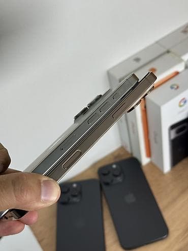 redmi note 15 pro max: IPhone 16 Pro Max, Б/у, 256 ГБ, Natural Titanium, Защитное стекло, Чехол, 96 % — 4
