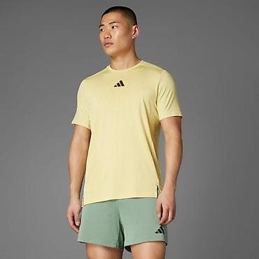 спортивный костюм лининг: Мужская футболка, L, Adidas, Новый, цвет - Желтый — 2