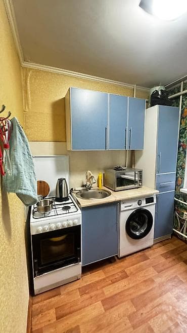 1 комнатная квартира 6 мкр: 2 комнаты, 43 м², 104 серия, 1 этаж, Косметический ремонт — 1