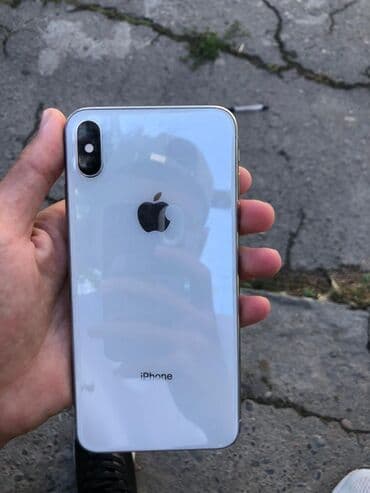 телефон айфон 5: IPhone Xs Max, Б/у, 64 ГБ, Белый, Защитное стекло, 100 % — 1