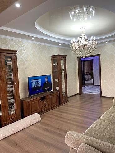 Недвижимость: 3 комнаты, 106 м², Ак-Кеме (старый аэропорт) Элитка, 9 этаж, Свежий ремонт — 2