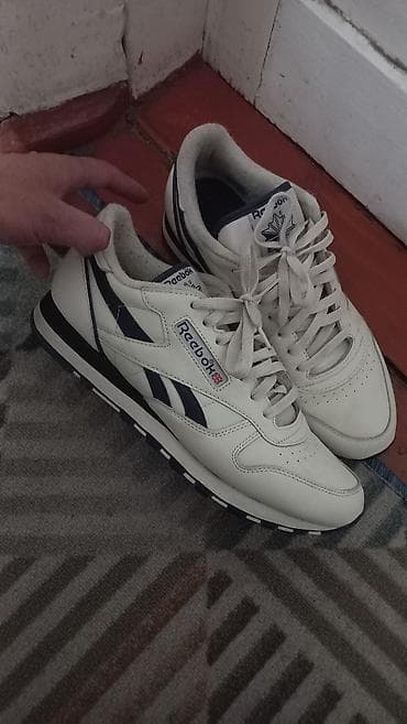 Мужские кроссовки, 45, Reebok, Б/у, цвет - Белый, Самовывоз