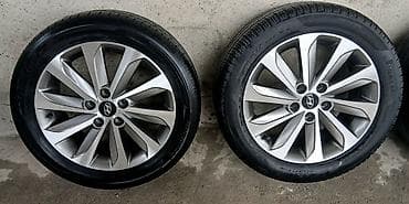 Колеса в сборе 225 / 50 / R 17, Лето, Б/у, Комплект, Легковые, Литые, отверстий - 4