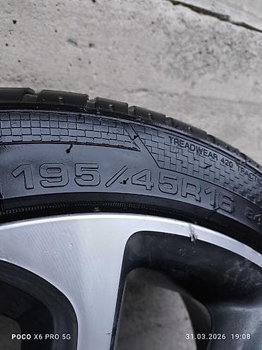 kenda: Колеса в сборе 195 / 45 / R 16, Лето, 1 шт, Легковые, Литые, отверстий - 4 — 2