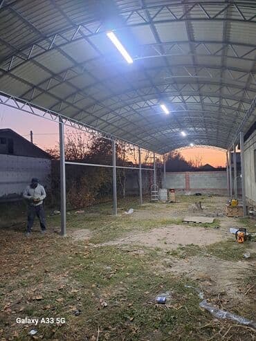 Шкафы: Навес, Арочный, Металл, Поликарбонат, Установка — 38