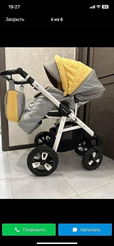 нуна коляска: Продам коляску, 2в1, супер проходимая, люлька просторная, почти до — 2