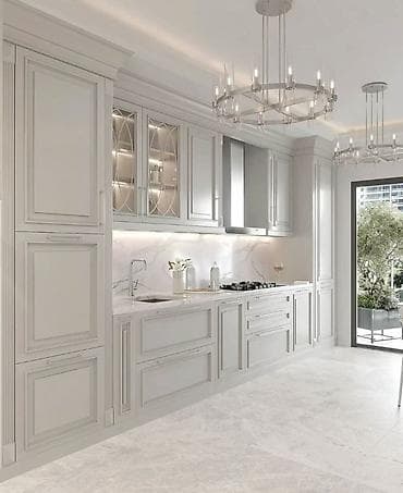 Мебельные гарнитуры: Классическая кухня от 18 000 сом/м² | 3D проект бесплатно Премиальная — 1