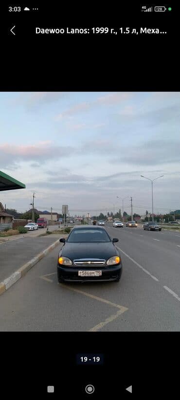 авто с последующим выкупом хонда фит: Daewoo Lanos: 1999 г., 1.5 л, Механика, Бензиновая, Седан — 7