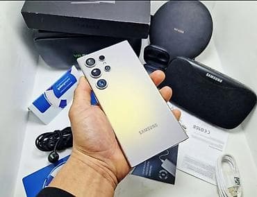 tab s5e: Samsung Galaxy S24 Ultra, Б/у, 512 ГБ, цвет - Серебристый, 1 SIM, 2 SIM, eSIM — 2