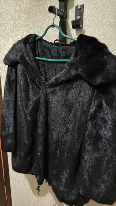 шубы больших размеров: Шуба, Норка, Короткая модель, С капюшоном, 7XL — 4