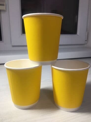 ведро эмалированное с крышкой 10л цена бишкек: Продаю двухслойные стаканы без крышек Бумажные стаканы 0,250млм Новые — 3