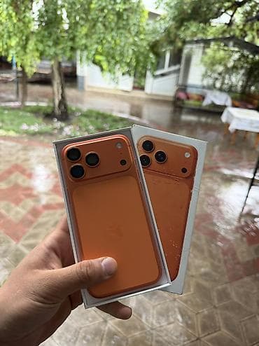 Техника и электроника: IPhone 17 Pro Max, Б/у, 256 ГБ, Оранжевый, 100 % — 1