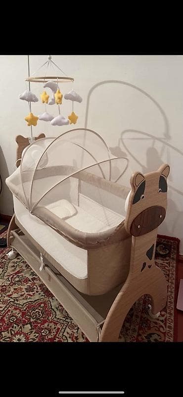 Люлька, Новый, Колыбель, Дерево, цвет - Бежевый, Самовывоз