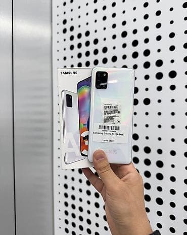 Samsung Galaxy A31, Б/у, 64 ГБ, цвет - Белый, 2 SIM at lalafo.kg Samsung Galaxy A31, Б/у, 64 ГБ, цвет - Белый, 2 SIM