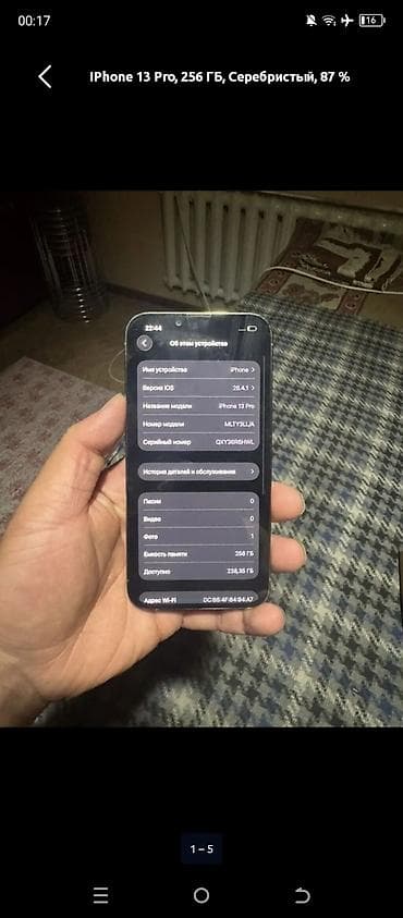 starlink mini: IPhone 13 Pro, 256 ГБ, Серебристый — 1