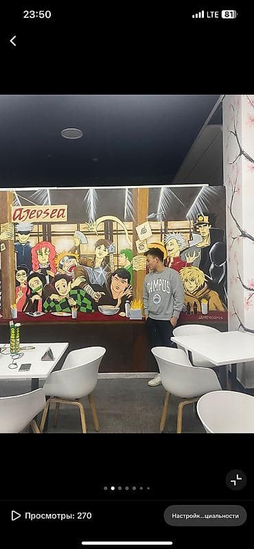 аппарат для покраски: Художественная роспись, Фактурная живопись, Граффити 3-5 лет опыта — 4