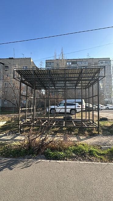 темирден: Чатыр, Эки кабат чатыр, Металл, Профнастил, Жаңы, Орнотуу — 9