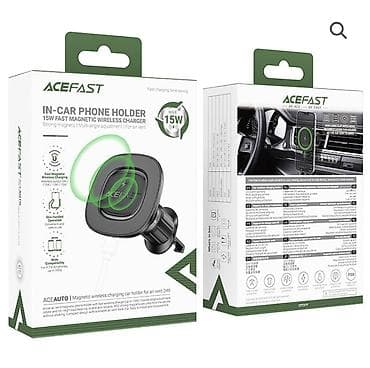 Держатель-зарядка для телефона в автомобильную решётку ACEFAST D46 -