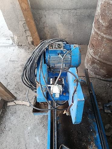 Электрический тельфер/лебёдка на монорельсе станок для резки камня и