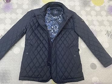 шапка шарф с ушками бишкек: Стёганая мужская куртка INTO, размер M. - Цвет: тёмно-синий (navy) - — 3