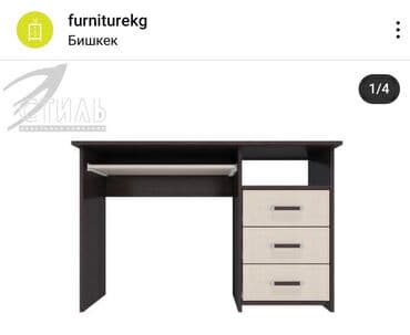 парта шкаф: Письменный стол, Б/у — 3