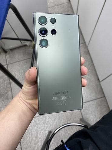 Samsung Galaxy S23 Ultra, Б/у, 256 ГБ, цвет - Зеленый