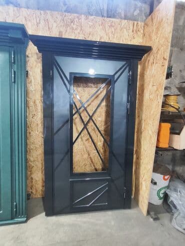 совы: Двери для домов и квартир, Металлическая, Двухстворчатая, цвет - Черный — 6