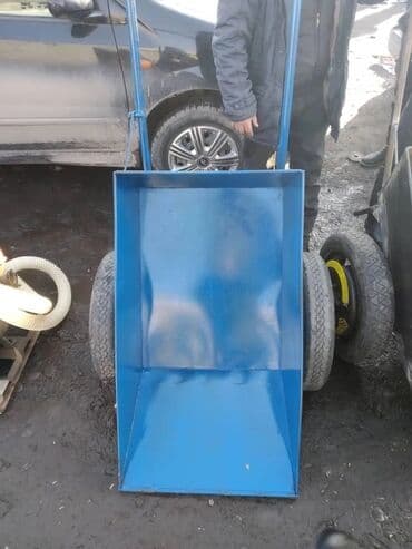 Садово-строительная тачка и тележка, Стальная, Двухколесная, Новый at lalafo.kg Садово-строительная тачка и тележка, Стальная, Двухколесная, Новый