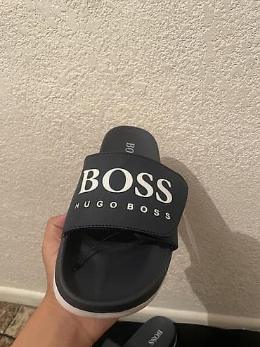 Босоножки, сандалии, шлепанцы: Мужские сандалии, 41, Hugo Boss, Новый, цвет - Синий, Платная доставка — 2