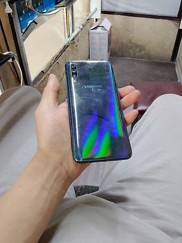 mobile center xiaomi redmi note 8: Samsung Galaxy A50, Б/у, 128 ГБ, цвет - Синий, 2 SIM — 1