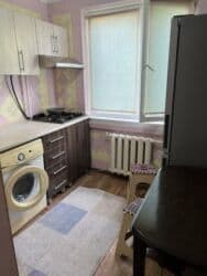 квартира бишкек аренда долгосрочно недорого 2ком: 2 комнаты, Агентство недвижимости, Без подселения, С мебелью полностью — 3