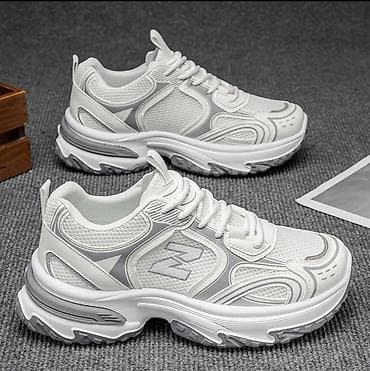 Ботинки: Мужские кроссовки, 38, 39, 40, New Balance, Новый, цвет - Белый, Бесплатная доставка — 2