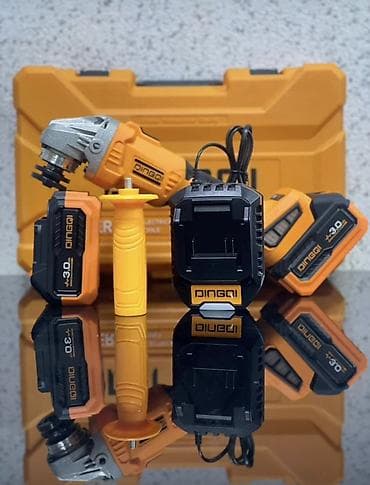 Чатырдын үстүн жабууга арналган материалдар: Аккумуляторный набор угловых шлифмашин DINGQI Состав комплекта: - 2 — 1