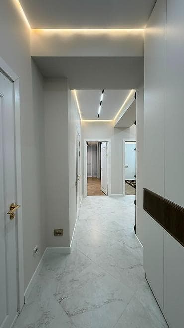 seven development: 2 комнаты, 77 м², Асанбай мкр Элитка, 5 этаж, Дизайнерский ремонт — 3