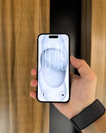 Техника жана электроника: IPhone 15, Колдонулган, 128 ГБ, Кара, Коргоочу айнек, Каптама, 89 % — 2