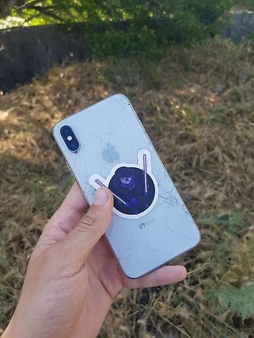 13 iphone: IPhone X, Б/у, 64 ГБ, Белый, Защитное стекло, 96 % — 7