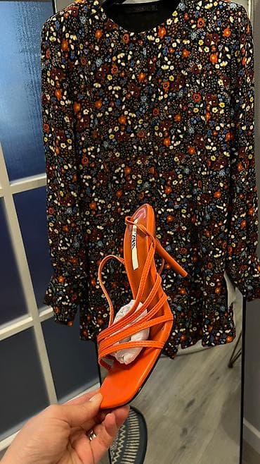 mango zara: Комбинезон Zara M-L босоножки Zara 38 -38,5 размер — 1