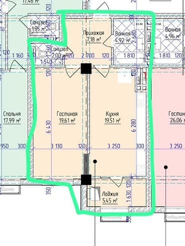 квв: 1 комната — 2