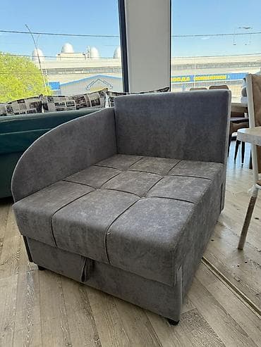 диван раскладной с 2 креслами: Кресло-кровать, Односпальный, цвет - Серый — 2