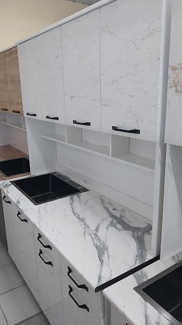 кухонный гарнитур хайтек: Кухонный гарнитур, Новый, цвет - Белый, Бесплатная доставка — 7