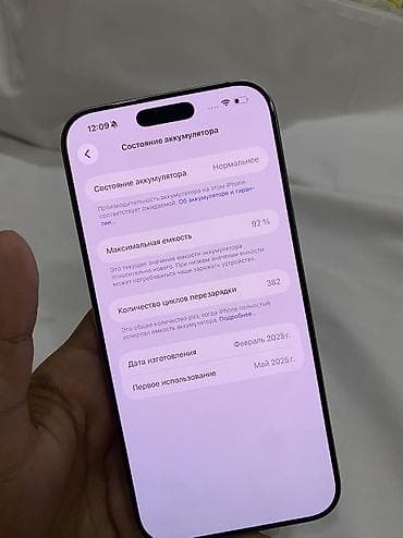 e96a hoco: IPhone 16 Pro Max, Б/у, 256 ГБ, Natural Titanium, Чехол, Коробка, 92 % — 6