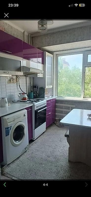 квартиры в городе ош: 3 комнаты, Собственник, С подселением, С мебелью полностью — 1