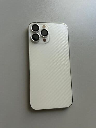 iphone 13 mini цена в бишкеке: IPhone 13 Pro Max, Б/у, 256 ГБ, Серебристый, Защитное стекло, Чехол, 83 % — 2