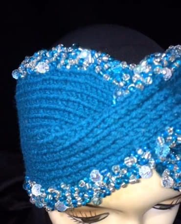 брендовые вещи оригинал: Новая Красивая повязка (тюрбан) ободок (ручная работа!) Новая! в — 4