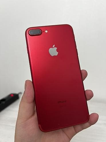 iphon 8: IPhone 7 Plus, Б/у, 128 ГБ, Красный, 100 % — 1