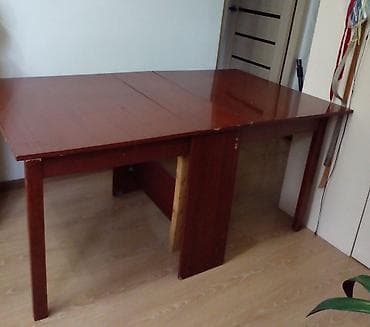 Столы-трансформеры: Стол трансформер Для кухни, Стол-книжка, цвет - Коричневый — 2