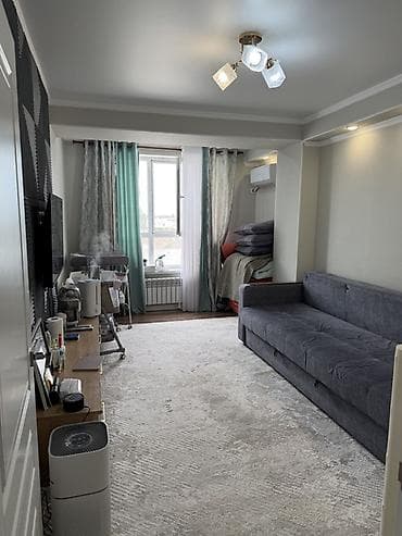 Квартиры: 1 комната, 37 м², Кара-Жыгач ж/м Элитка, 3 этаж, Евроремонт — 2