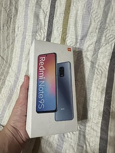 Redmi, Redmi Note 9S, Колдонулган, 128 ГБ, түсү - Көк, 2 SIM — 1