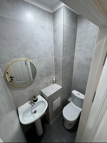 комната аламедин 1: 2 бөлмө, 49 м², Аламедин-1 мкр 105-серия, 1 кабат, Жаңы ремонт — 5